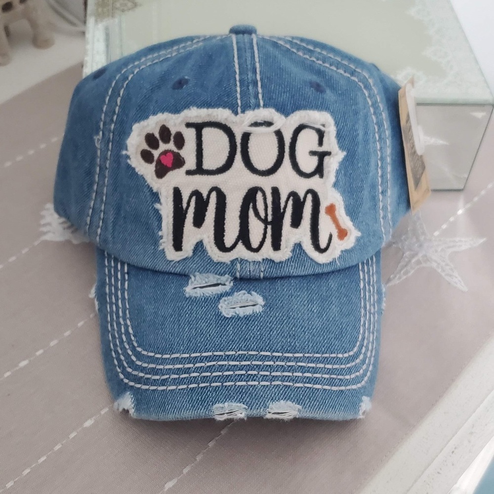 🌼SALE🌼 Denim DOG MOM Baseball cap - Picture 5 of 6